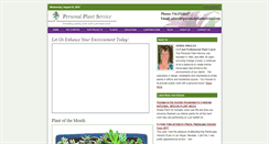 Desktop Screenshot of personalplantservice.com